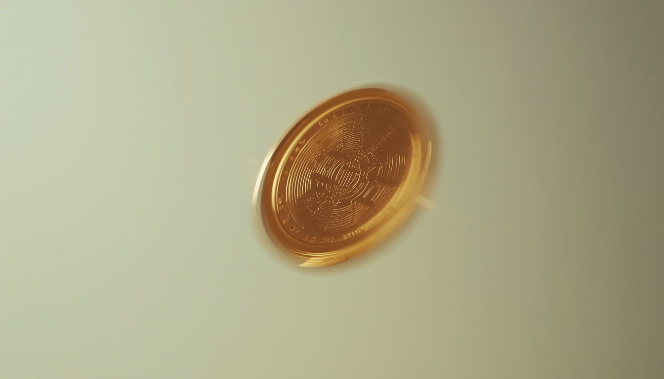 Spinning coin